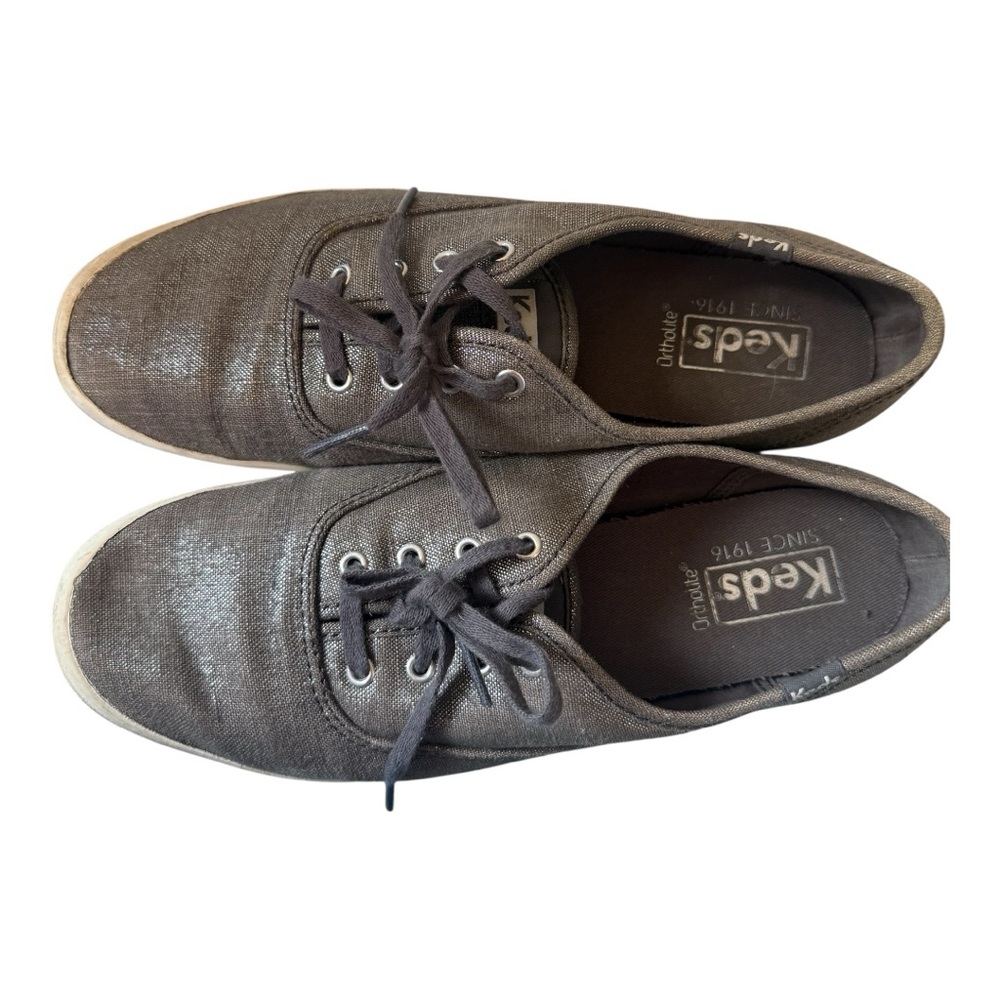 Keds Women's Gray Canvas Sneakers